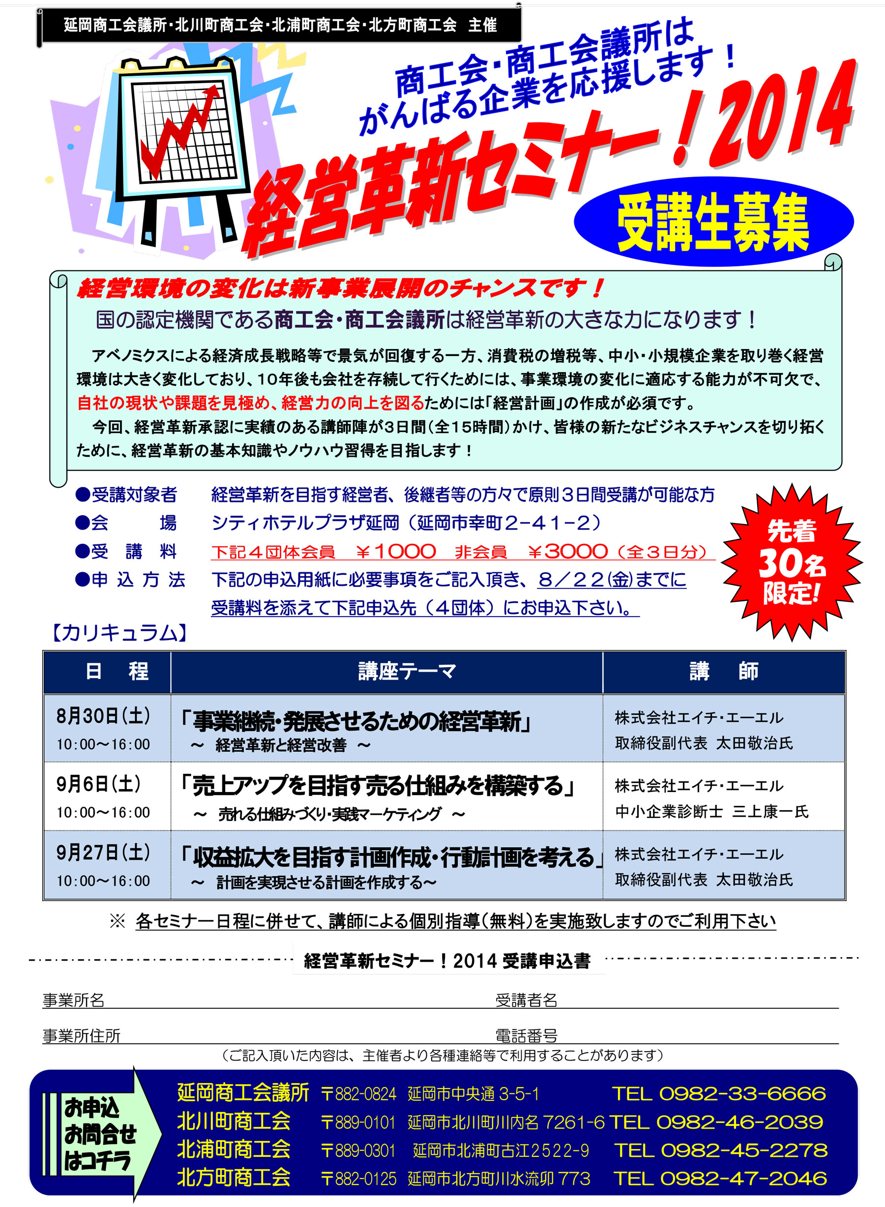 宮崎県経営革新セミナー2014